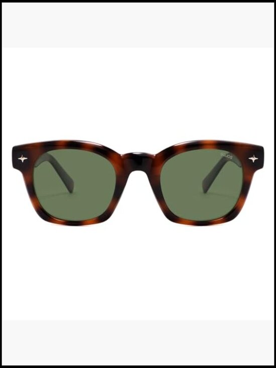 Retro Polarized Square Sunglasses UV400 TR90 Frame main image 4